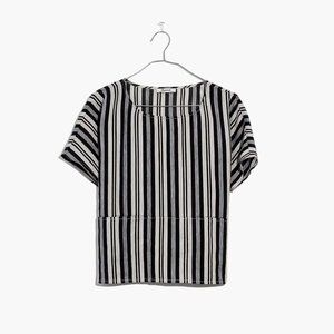 Madewell Evelyn Striped crop top